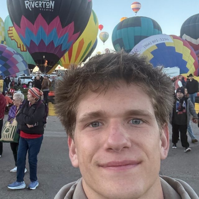 Eli at the Albuquerque Balloon Fiesta